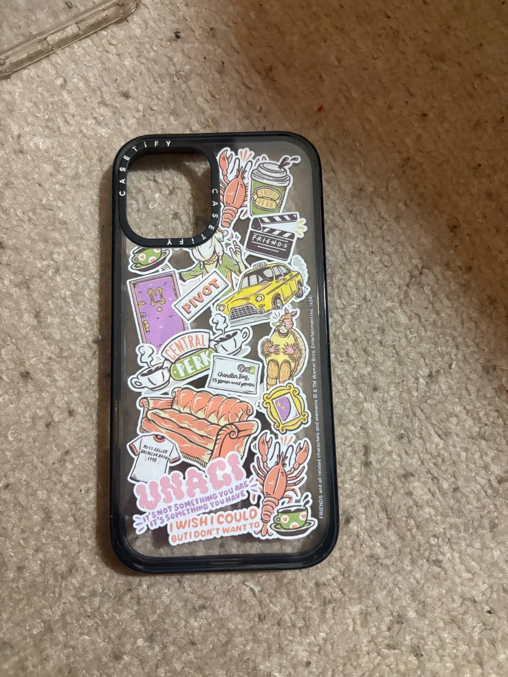 Casetify Friends theme iPhone 16 plus case